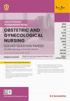 Mastering postgraduate series obstetrics and gynecological nursing sloved question papers